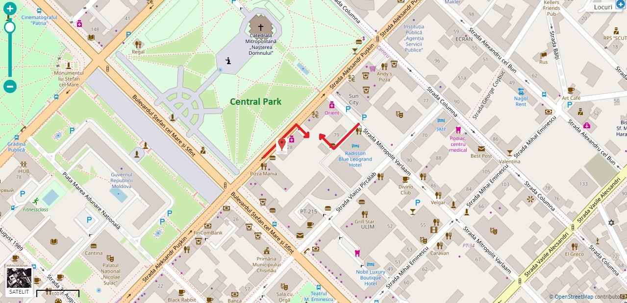 Central Park Apartments 基希讷乌 外观 照片